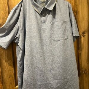Duluth Trading Co Gray Polo Shirt